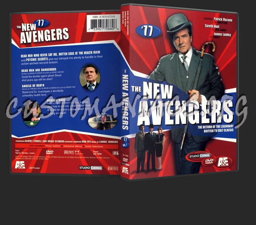 The New Avengers 77 dvd cover