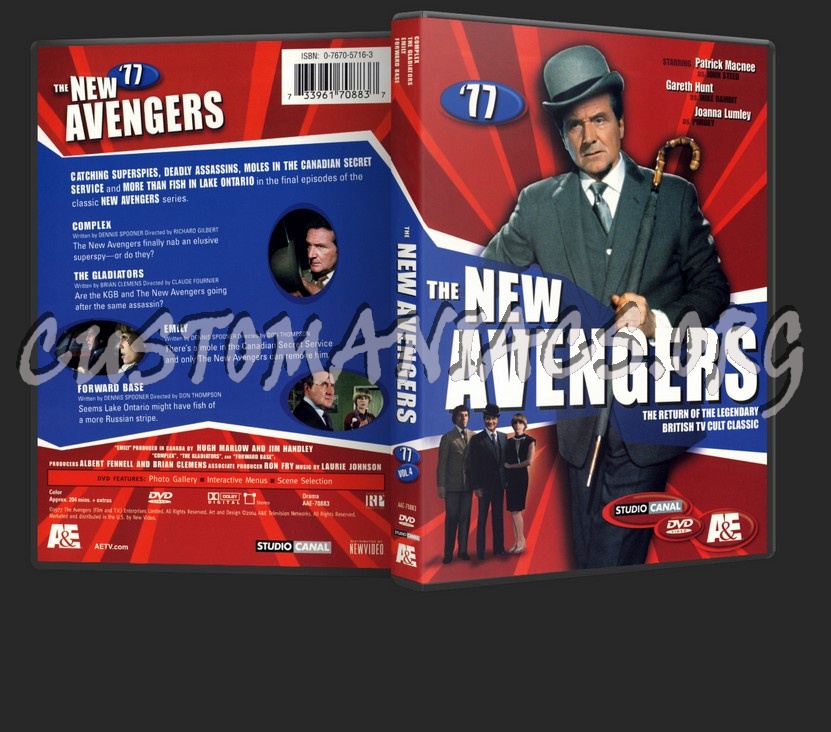 The New Avengers 77 dvd cover