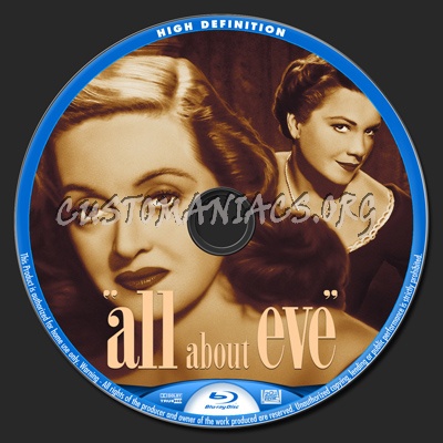 All About Eve blu-ray label