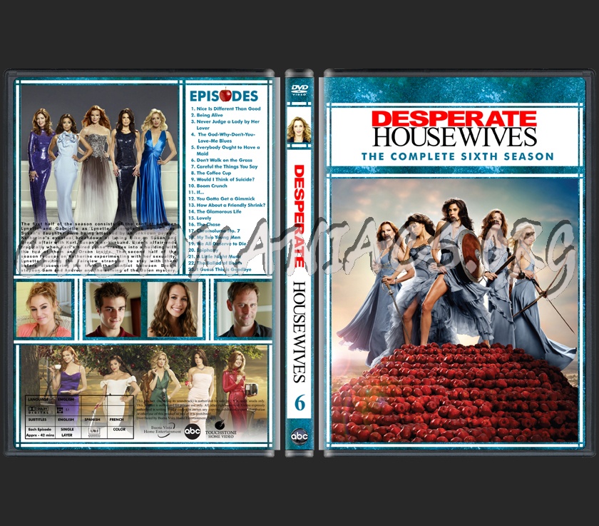 Desperate Housewives Season 6 dvd cover