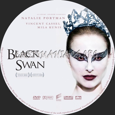 Black Swan dvd label