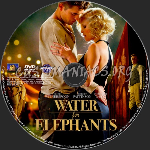 Water For Elephants dvd label