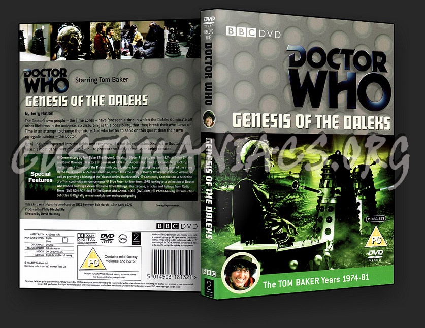 Doctor Who: Genesis Of The Daleks dvd cover