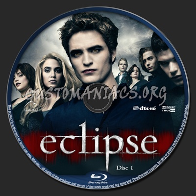 Twilight: Eclipse blu-ray label