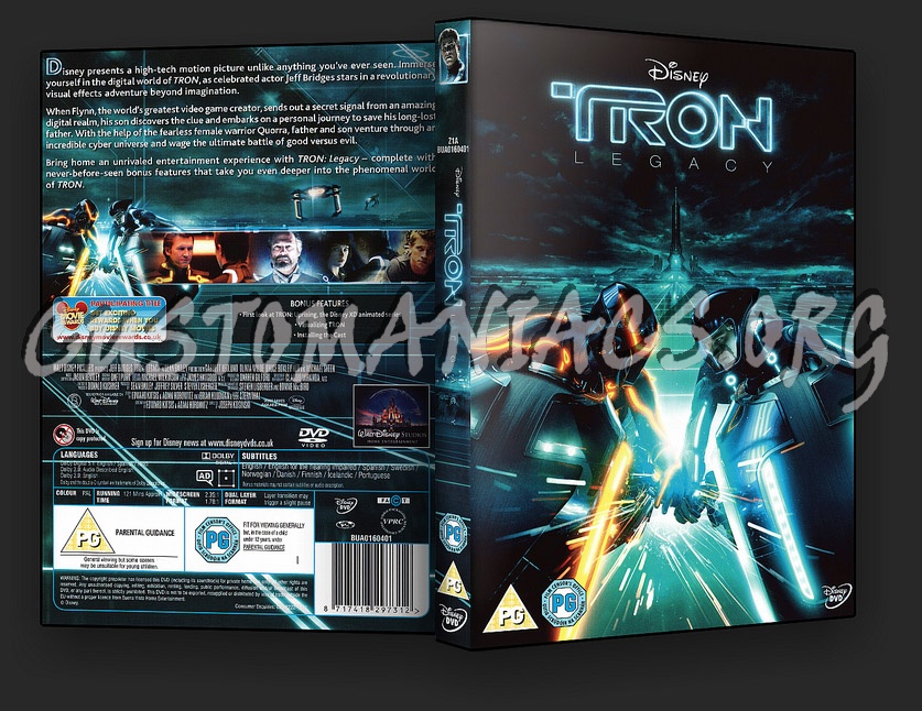 Tron Legacy dvd cover