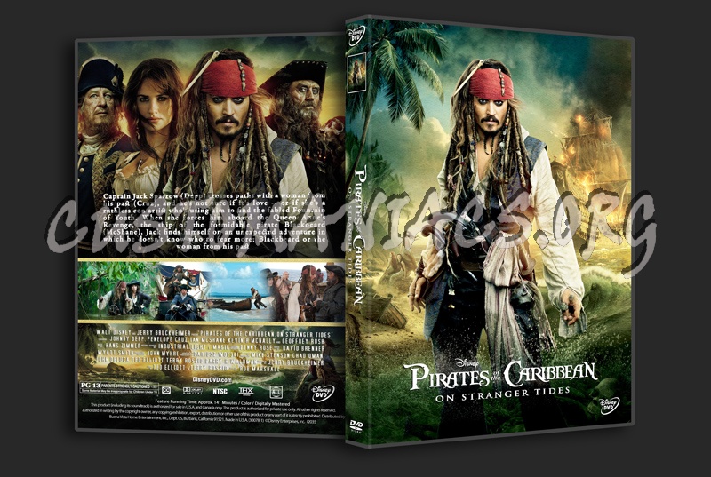 Pirates of the Caribbean On Stranger Tides dvd cover