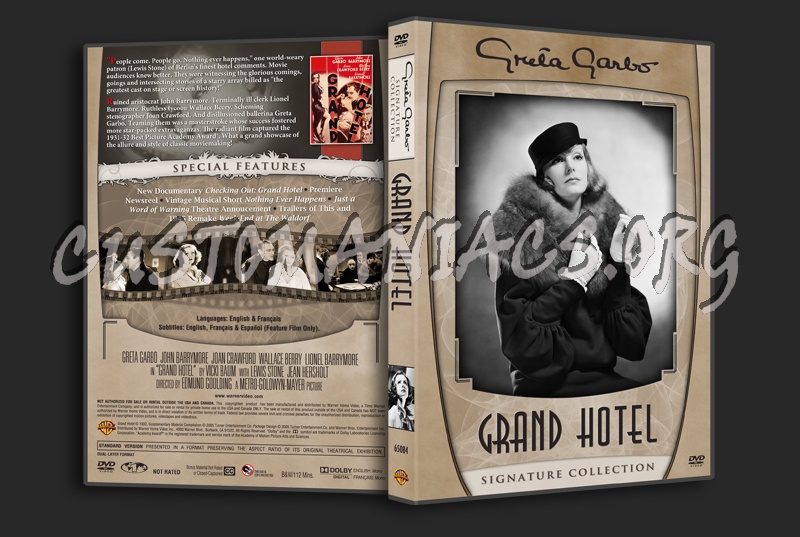 Greta Garbo Signature Collection - Grand Hotel dvd cover