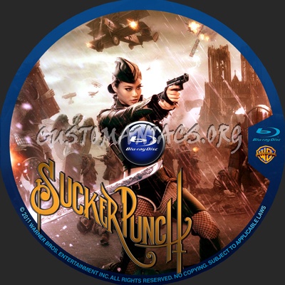 Sucker Punch blu-ray label