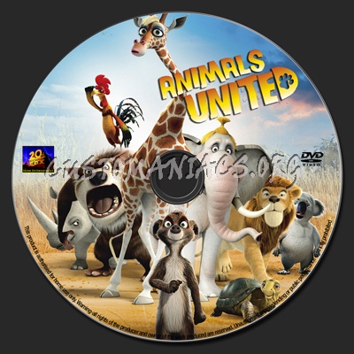 Animals United dvd label - DVD Covers & Labels by Customaniacs, id: 134646  free download highres dvd label