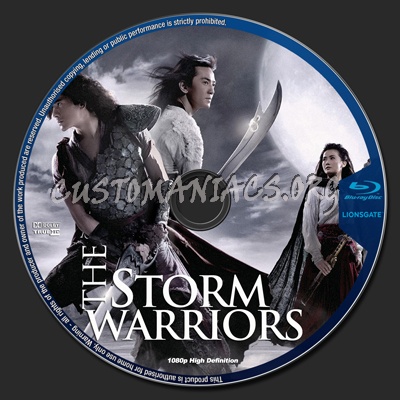 The Storm Warriors blu-ray label