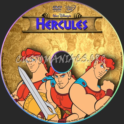 Hercules dvd label