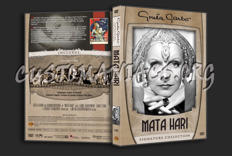 Greta Garbo Signature Collection - Mata Hari dvd cover