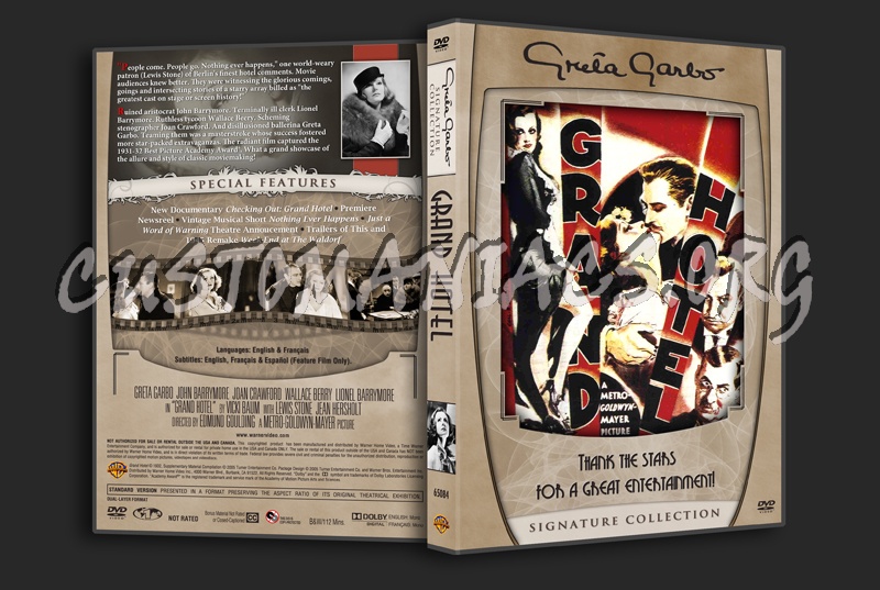 Greta Garbo Signature Collection - Grand Hotel dvd cover