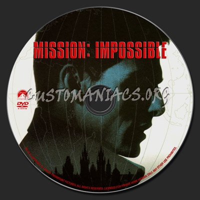 Mission Impossible dvd label