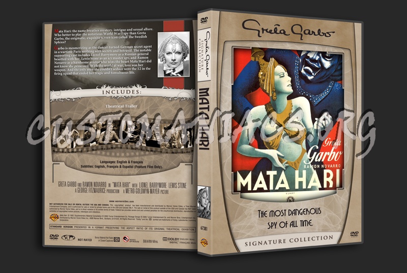 Greta Garbo Signature Collection - Mata Hari dvd cover