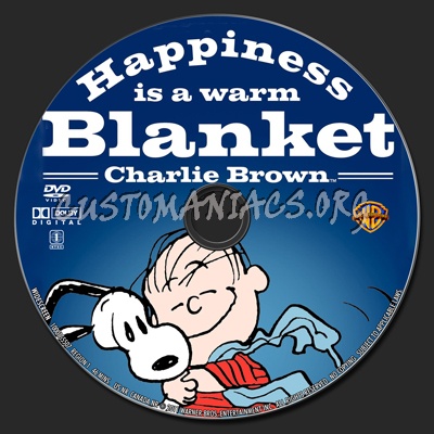 Happiness Is A Warm Blanket Charlie Brown dvd label