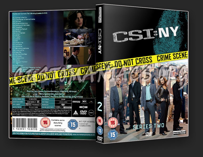 CSI: New York (NY) dvd cover