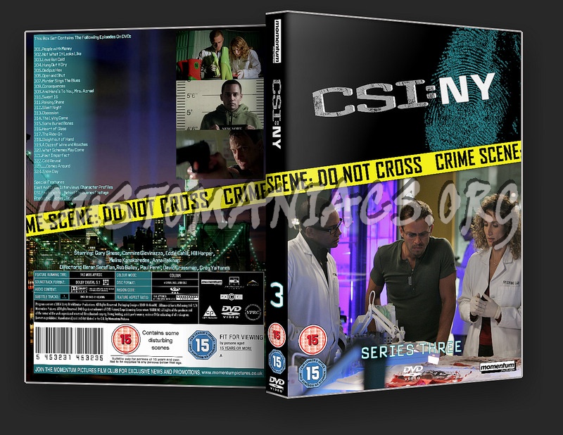 CSI: New York (NY) dvd cover