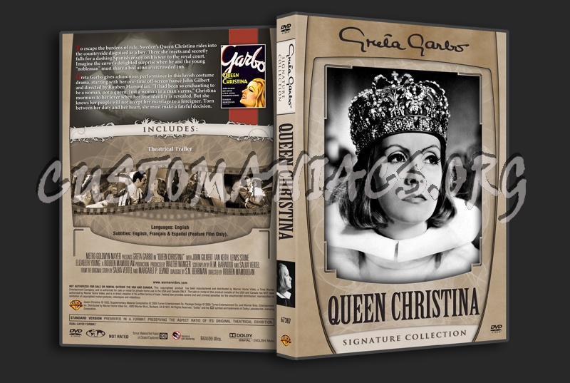 Greta Garbo Signature Collection - Queen Christina dvd cover