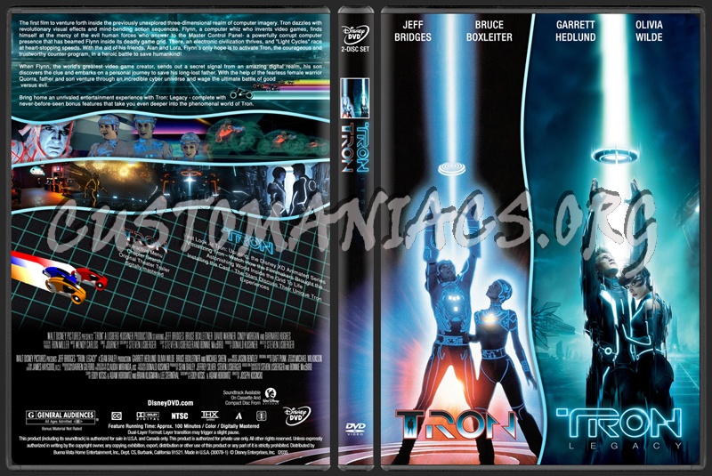 Tron & Tron Legacy Double Feature dvd cover