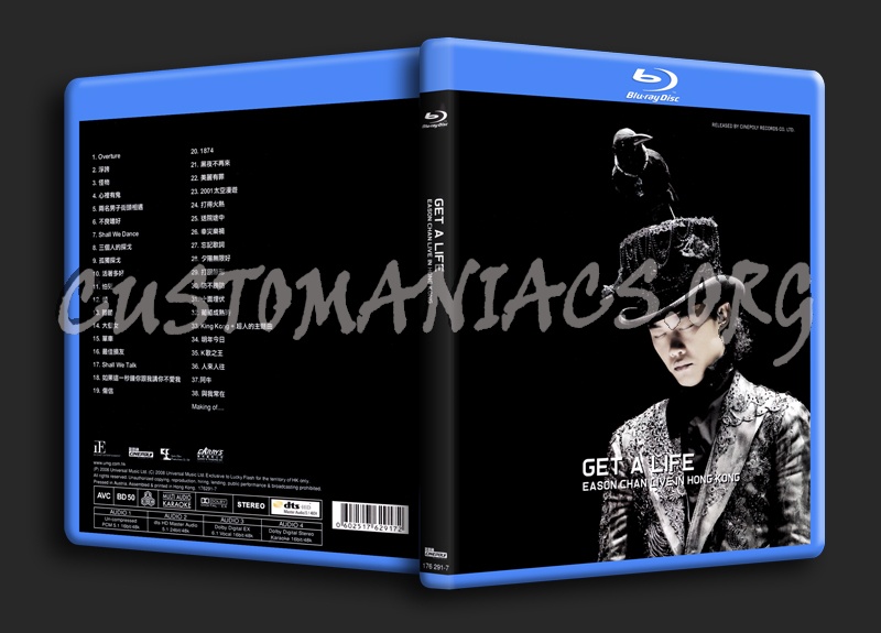 Eason Chan Get a Life blu-ray cover