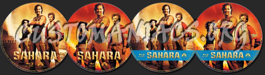 Sahara blu-ray label