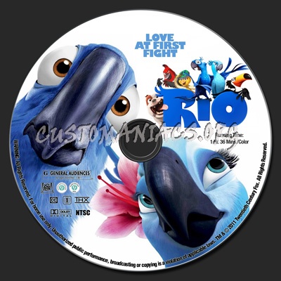 Rio dvd label