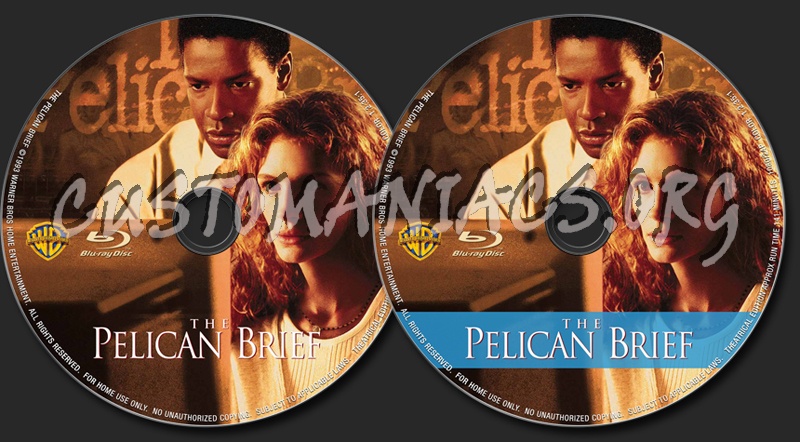 The Pelican Brief blu-ray label