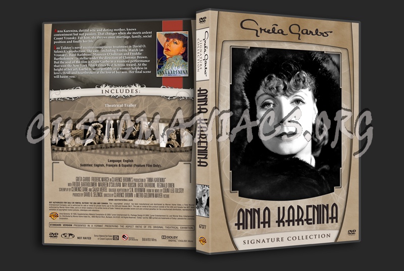 Greta Garbo Signature Collection - Anna Karenina dvd cover