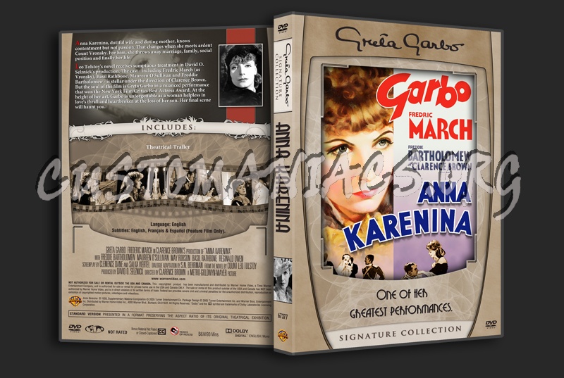 Greta Garbo Signature Collection - Anna Karenina dvd cover