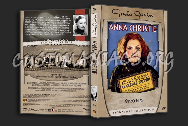 Greta Garbo Signature Collection - Anna Christie dvd cover