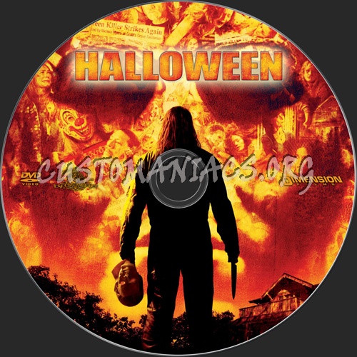 Halloween (2007) dvd label