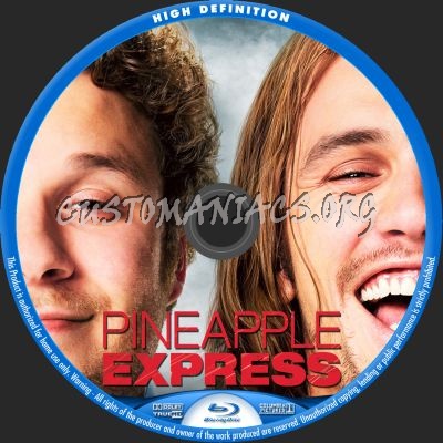 Pineapple Express blu-ray label