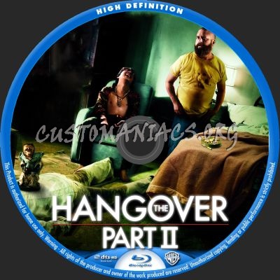 The Hangover Part II blu-ray label