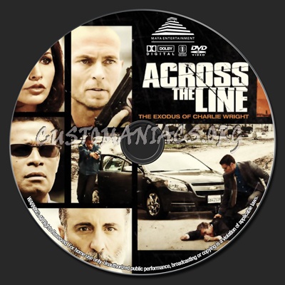 Across The Line: The Exodus Of Charlie Wright dvd label