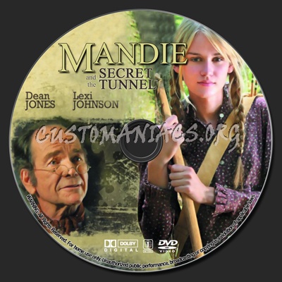 Mandie And The Secret Tunnel dvd label