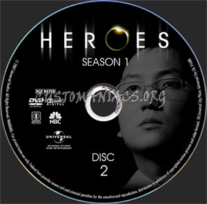 Heroes - Season 1 dvd label