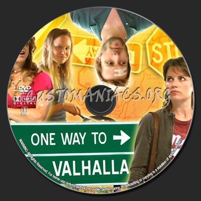 One Way To Valhalla dvd label