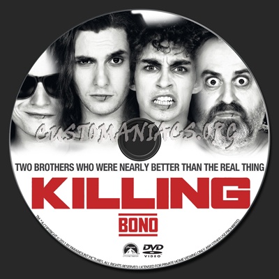 Killing Bono dvd label