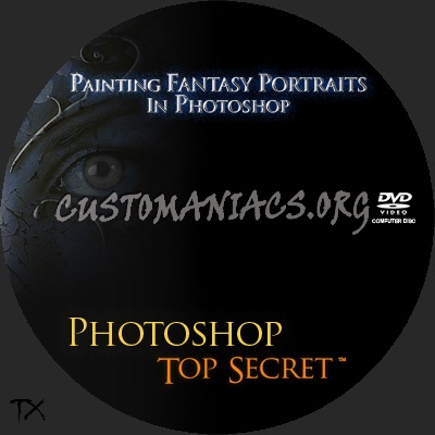 Photoshop Topsecret Bonus Disk dvd label