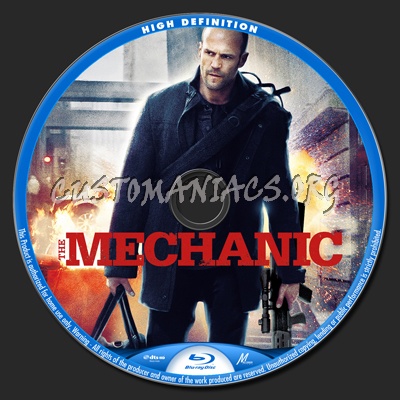 The Mechanic blu-ray label