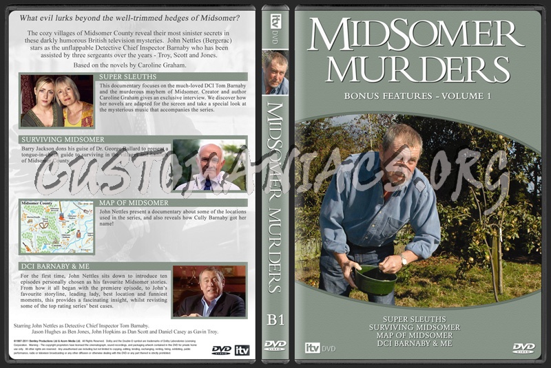Midsomer Murders - Bonus Features dvd cover