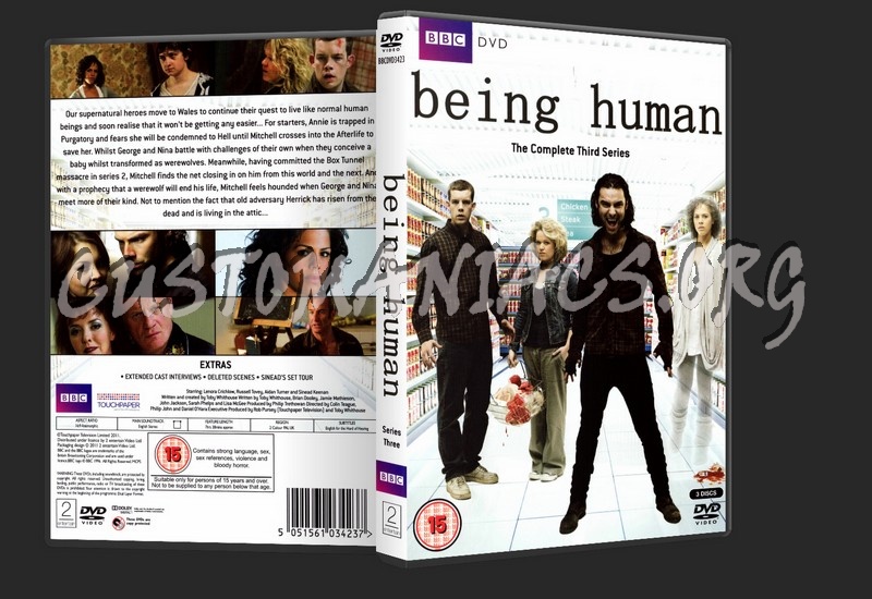 Being Human: Series 3 dvd cover