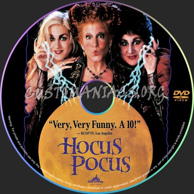 Hocus Pocus dvd label