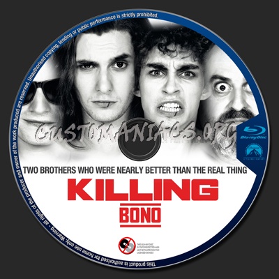Killing Bono blu-ray label