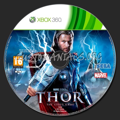 Thor: God of Thunder dvd label