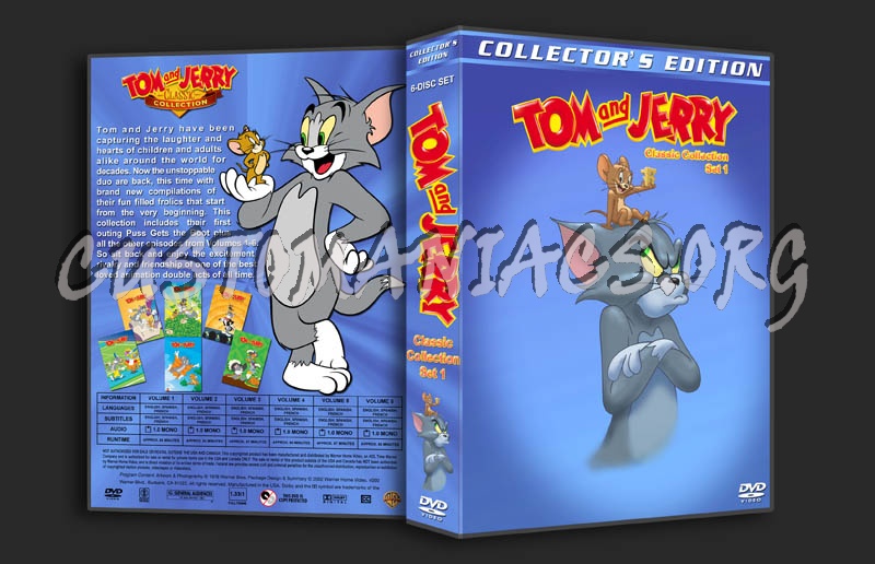 Tom and Jerry Classic Collection - Set 1 dvd cover