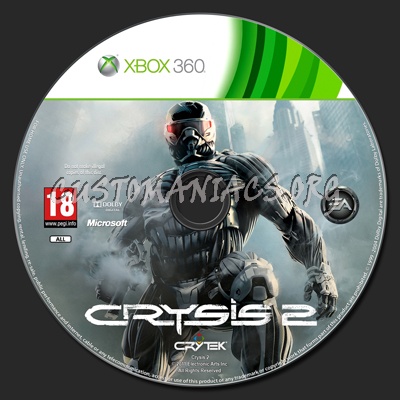 Crysis 2 dvd label