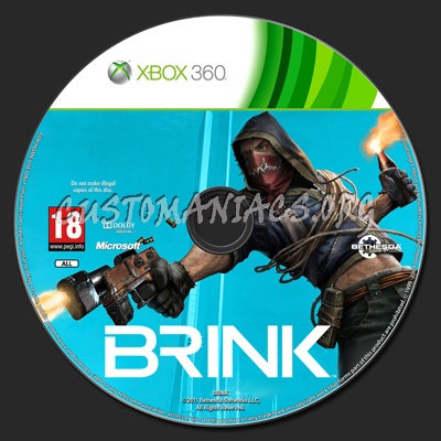 Brink dvd label