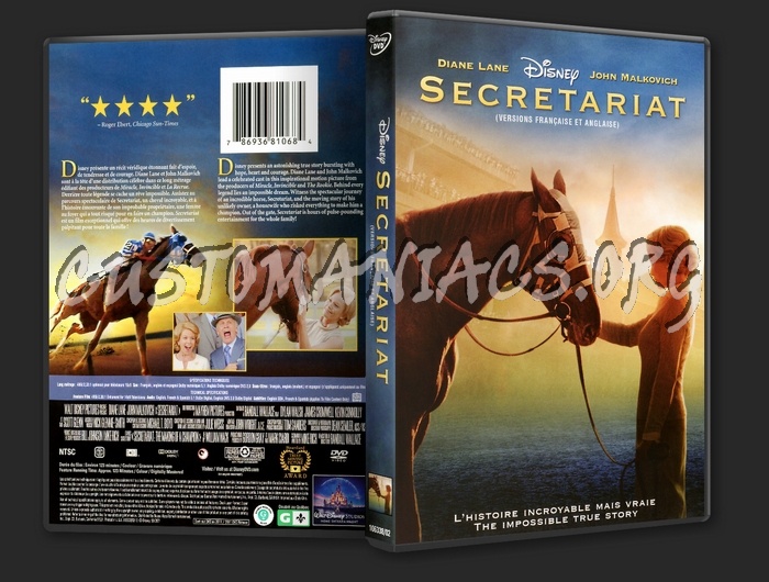 Secretariat dvd cover